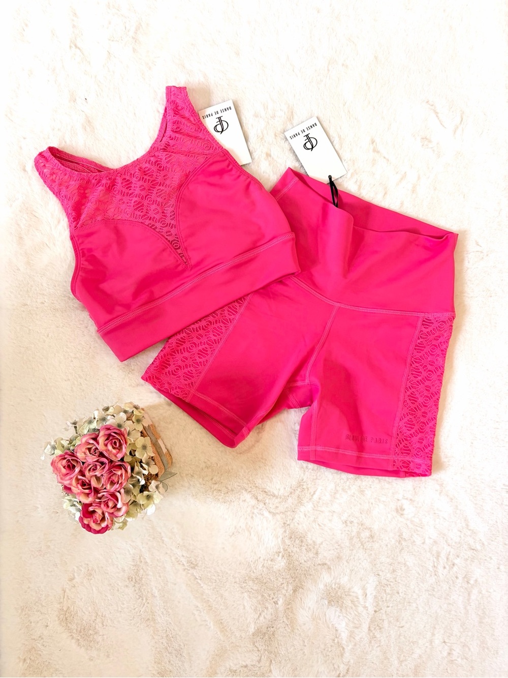Danse de Paris Crop Top Shorts Set NWT Adult XS